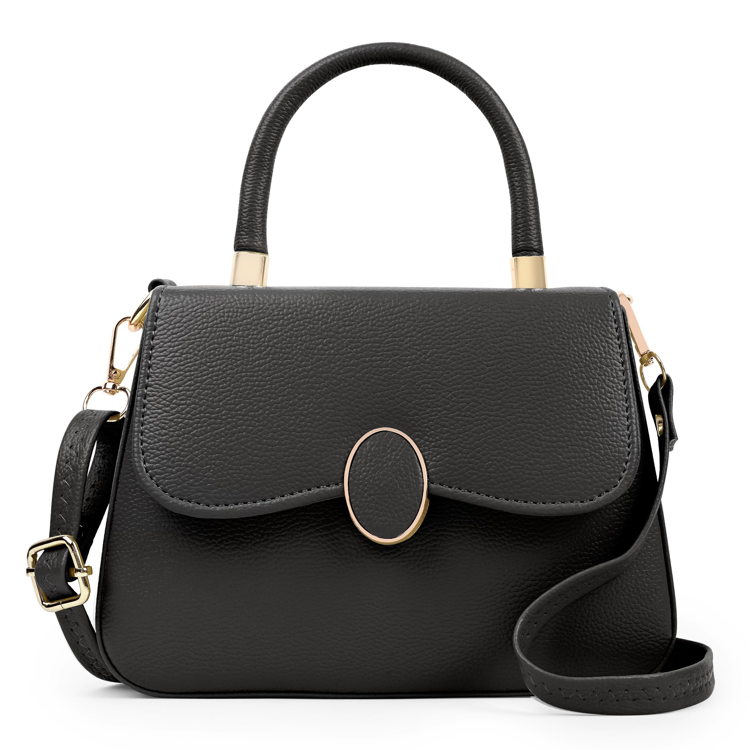 Buy CLASKO Stylish Vegan Leather Mini Handbag for Women | Purse